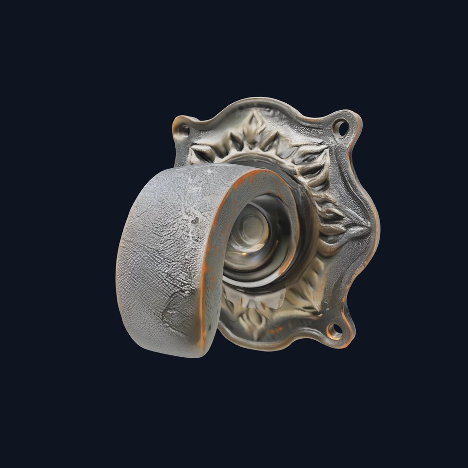 Antique Iron Patina Handle model pack